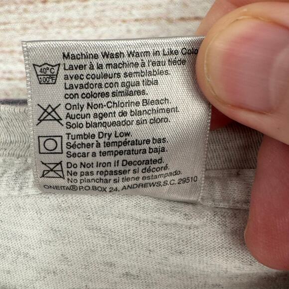 Vintage 90s Ringo Starr and His All Starr Band T-Shirt Mens XL Gray Rock - Picture 7 of 9